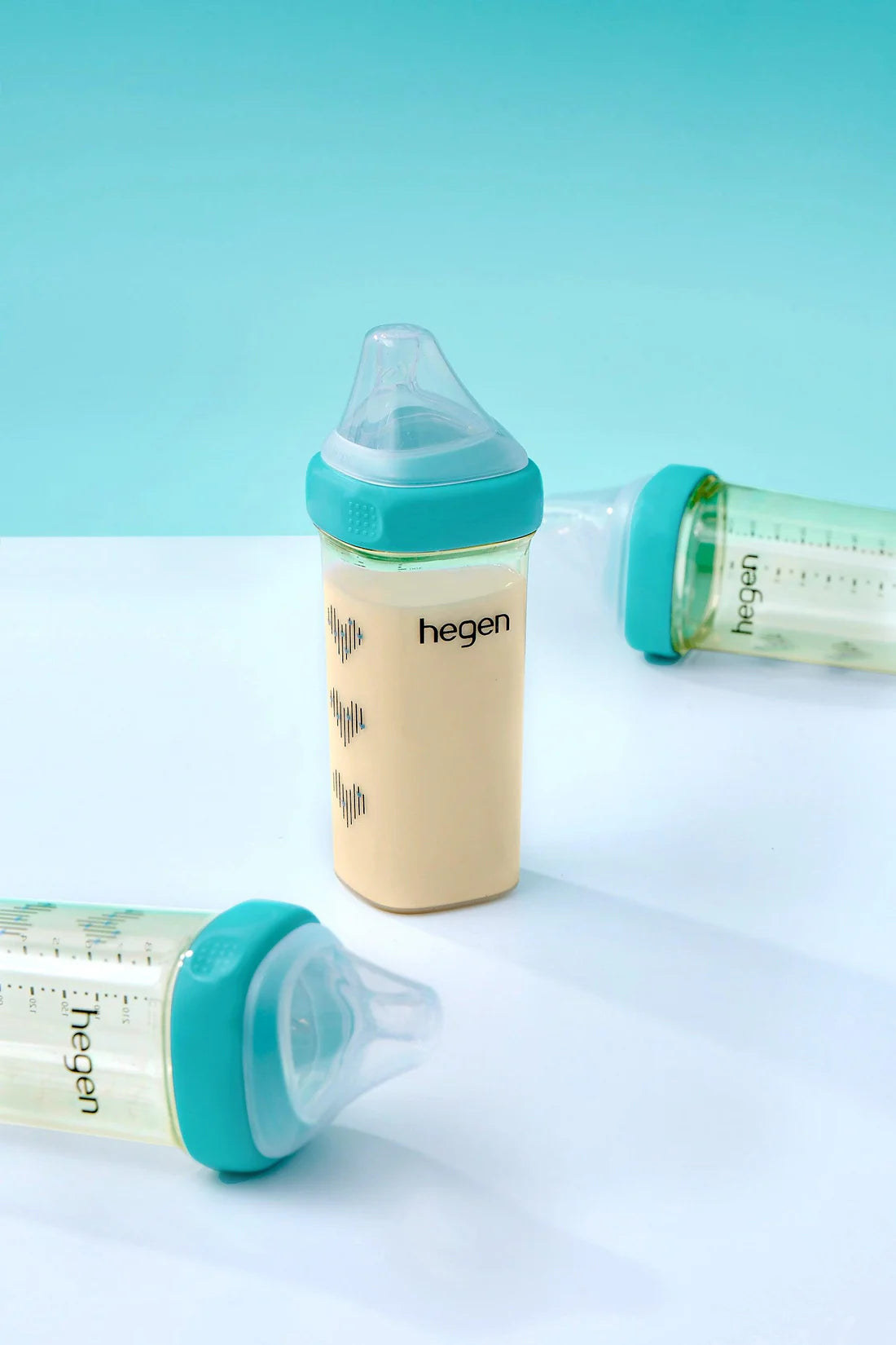 Hegen PCTO™ Feeding Bottle PPSU Egg Blue with Fast Flow Teat