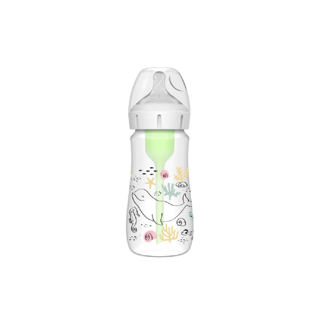 Dr Brown's Options+ Wide Neck Designer Bottle - Assorted Designs, 270ml, 1-Pack