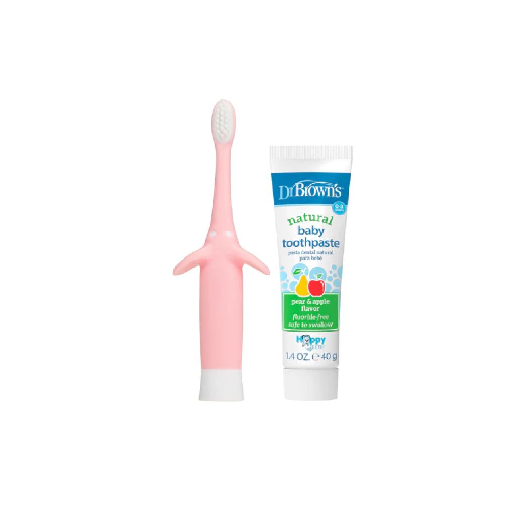 Dr. Brown’s™ Infant-To-Toddler Toothbrush & Toothpaste Combo Pack