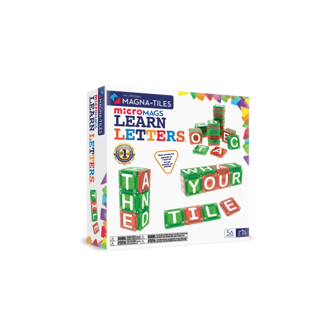 Magna-Tiles Learn Letters (56pc set)