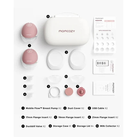 Momcozy M9 Mobile Flow™ Hands-Free Wearable Double Breast Pump