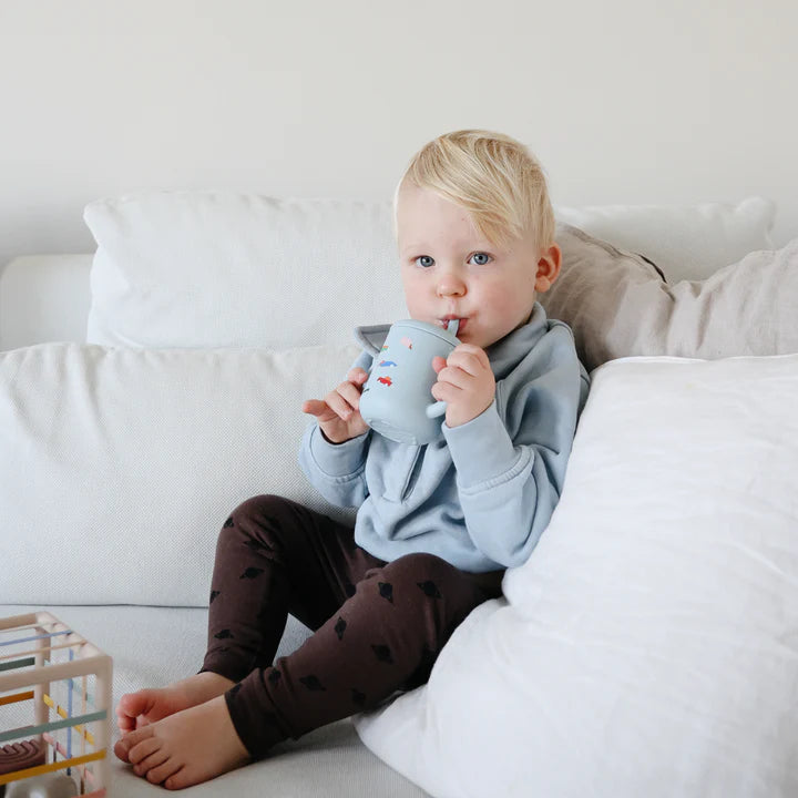 Mushie Silicone Training Cup + Straw