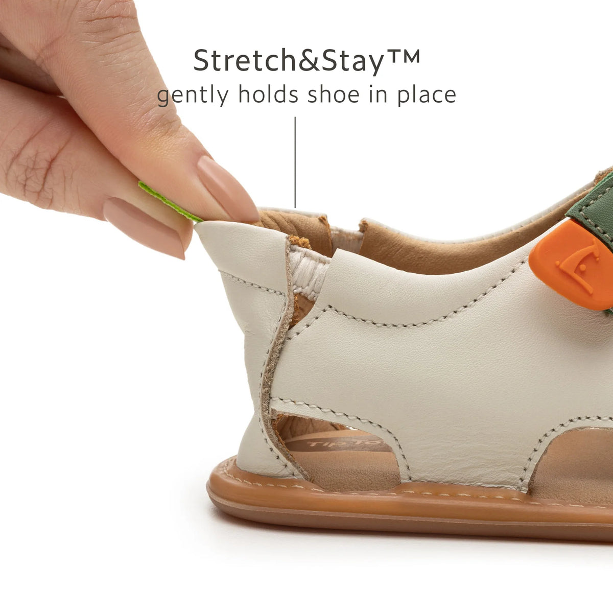 Tip Toey Joey Explore Sandals - Tapioca/Blue Tang/Salsa