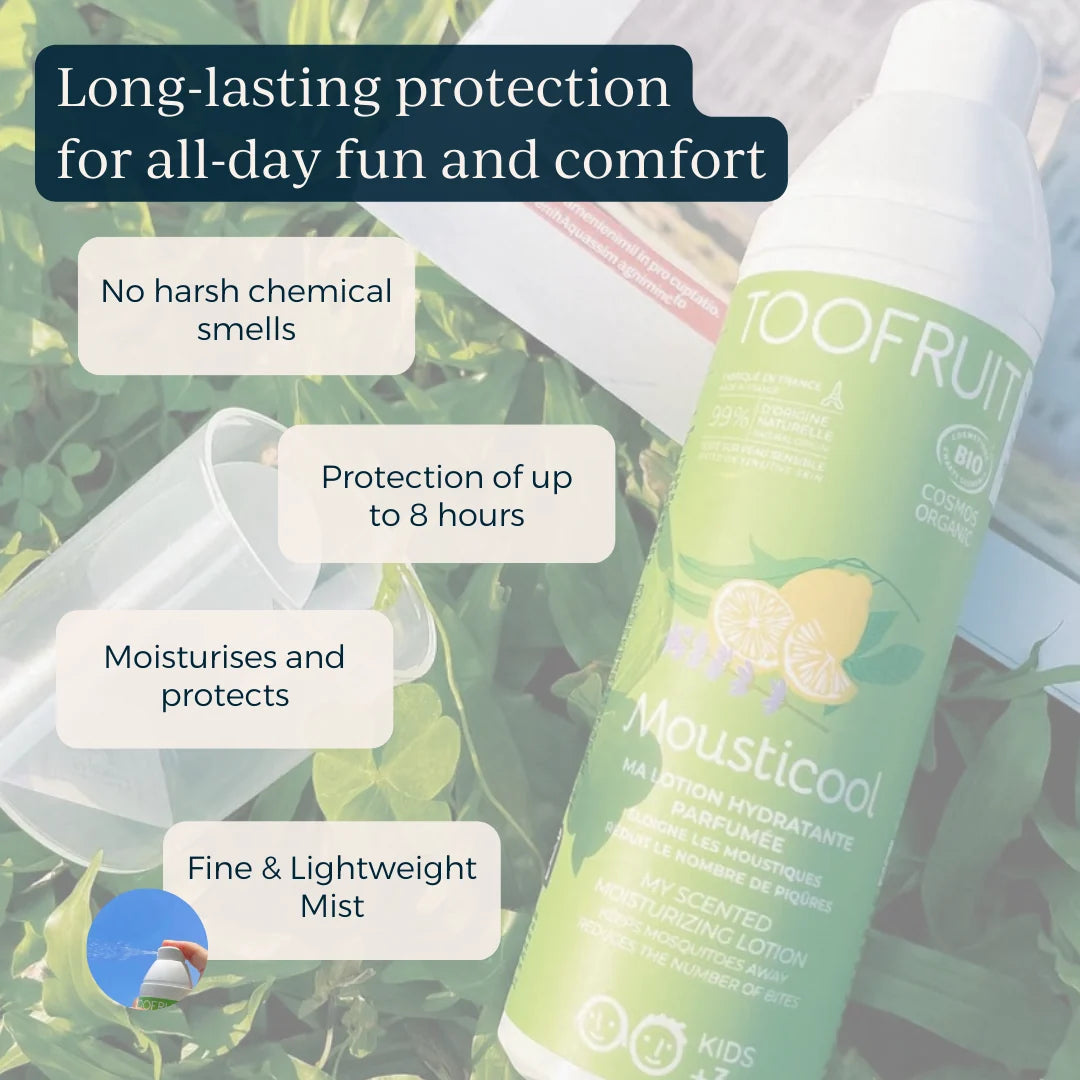 Toofruit Mousticool | Anti-Mosquito Lotion