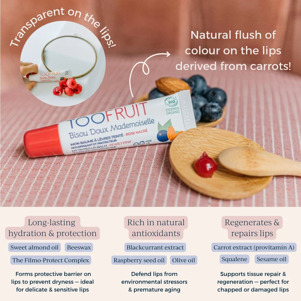 Toofruit Bisou Doux | My Lip Balm (Colourless)
