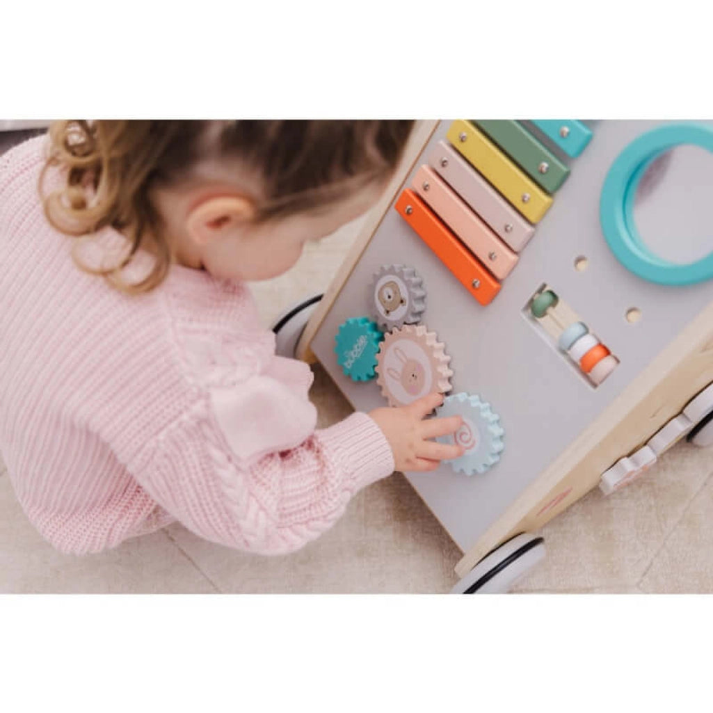 Bubble Wooden Activity Play Walker