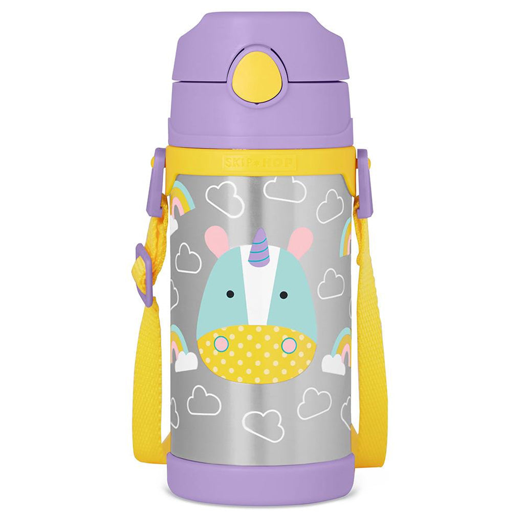 Skip Hop Zoo Insulated Stainless Steel Straw Bottle