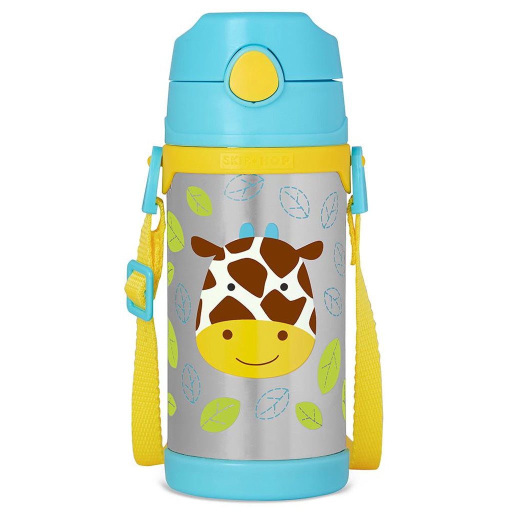 Skip Hop Zoo Insulated Stainless Steel Straw Bottle