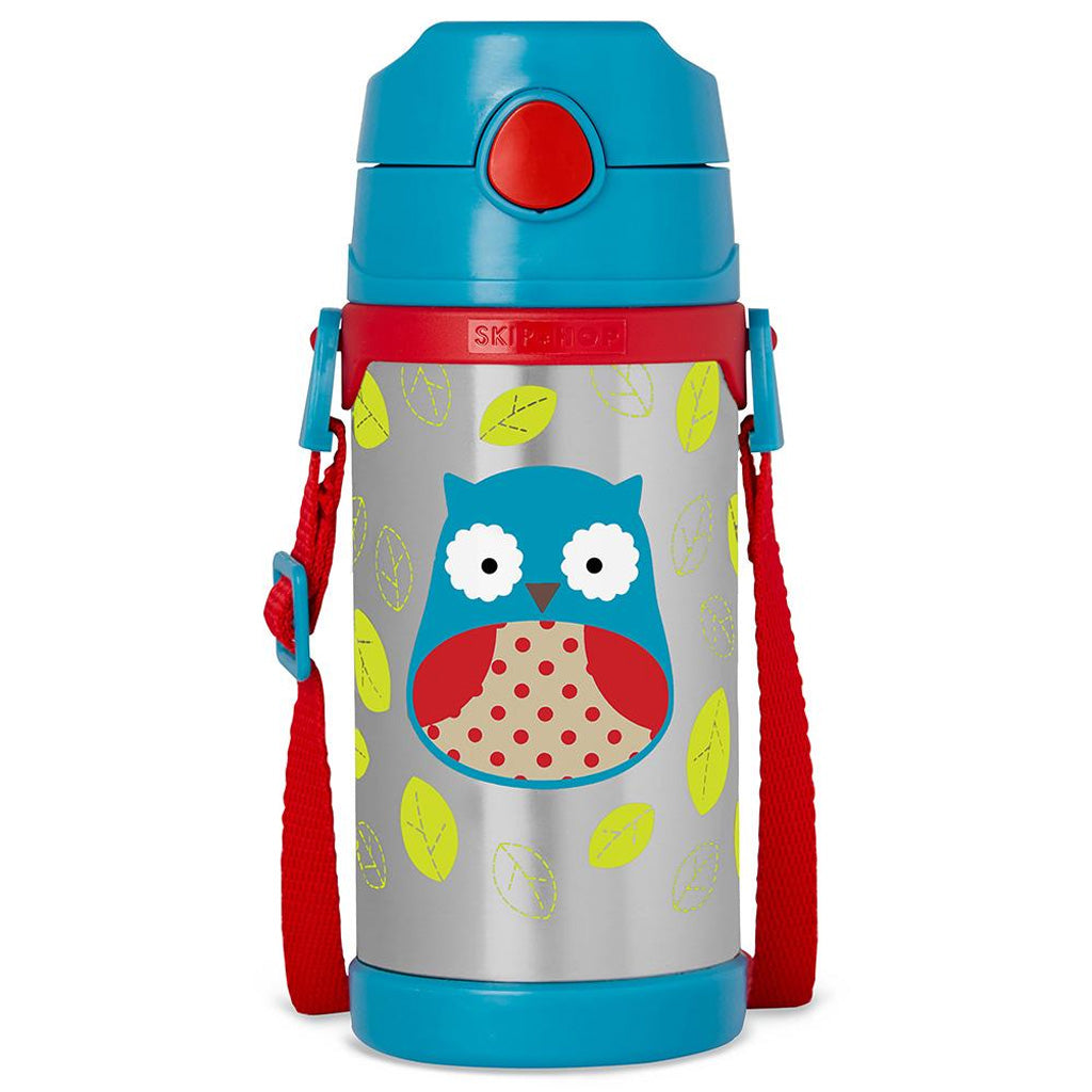 Skip Hop Zoo Insulated Stainless Steel Straw Bottle