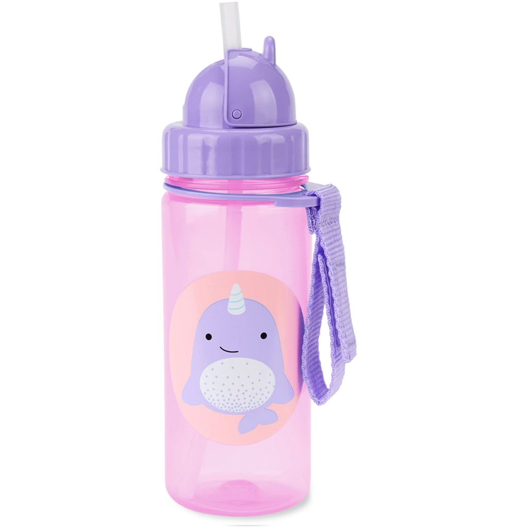 Skip Hop Zoo Straw Water Bottle