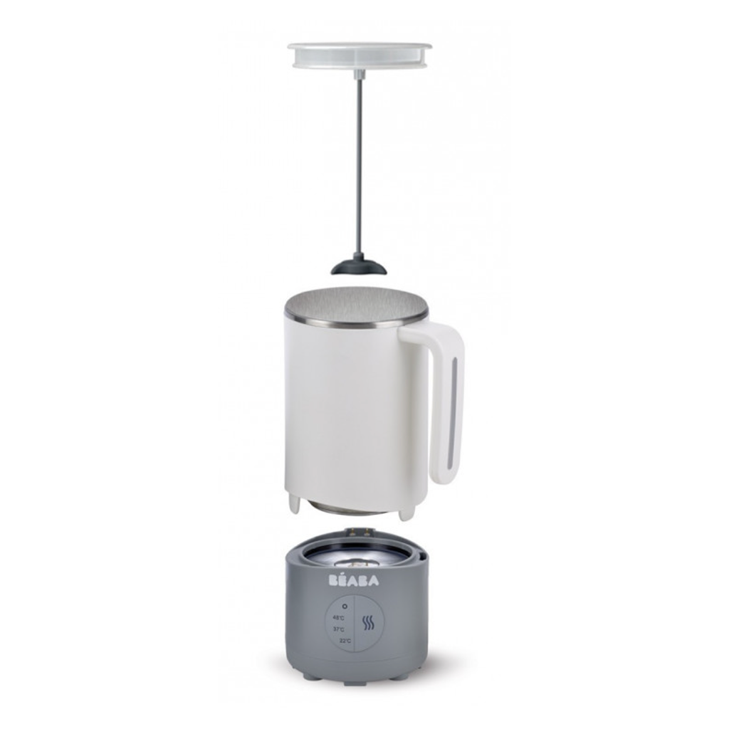 Beaba Milk Prep Beverage Maker (White/Grey)
