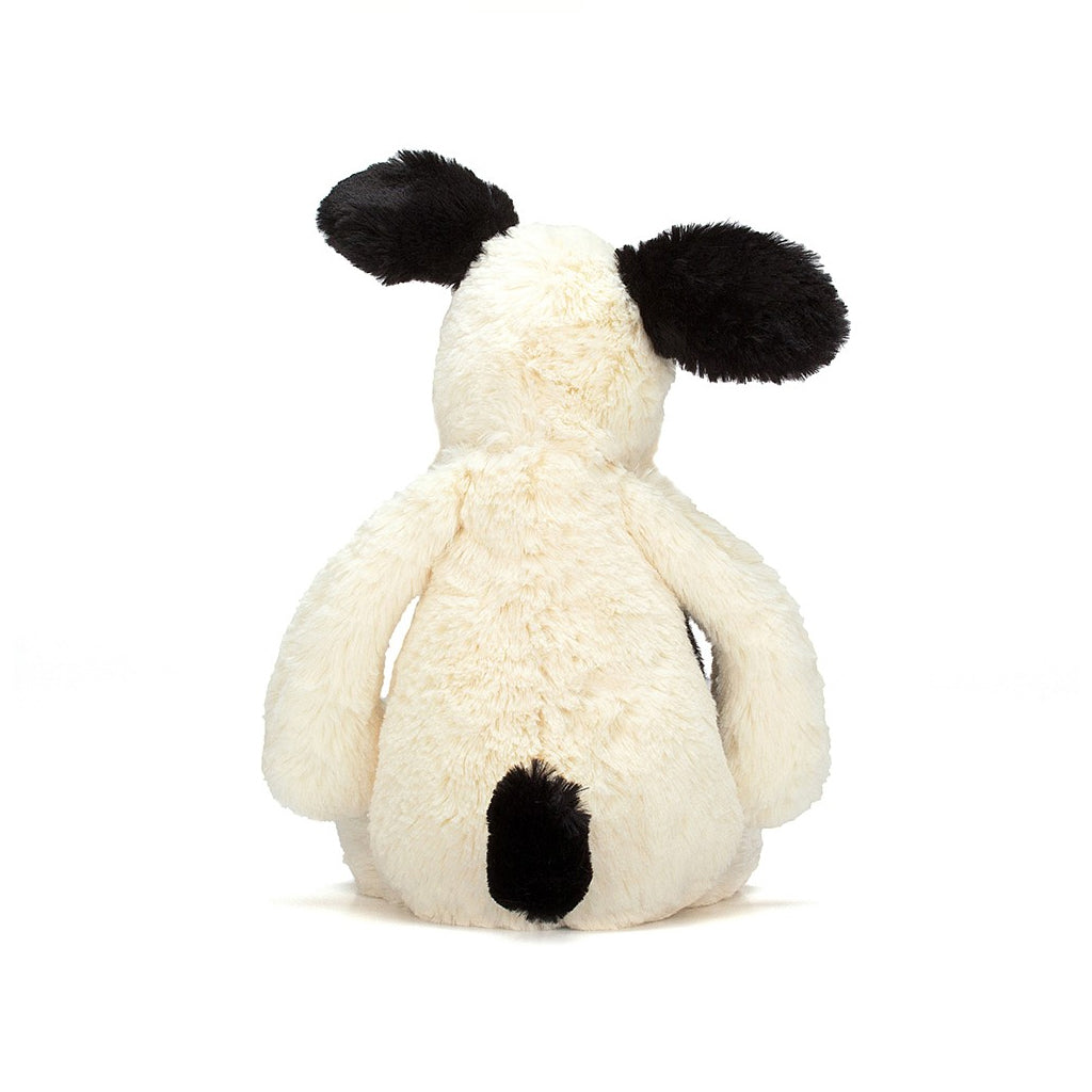 Jellycat Bashful Black and Cream Puppy (Medium)