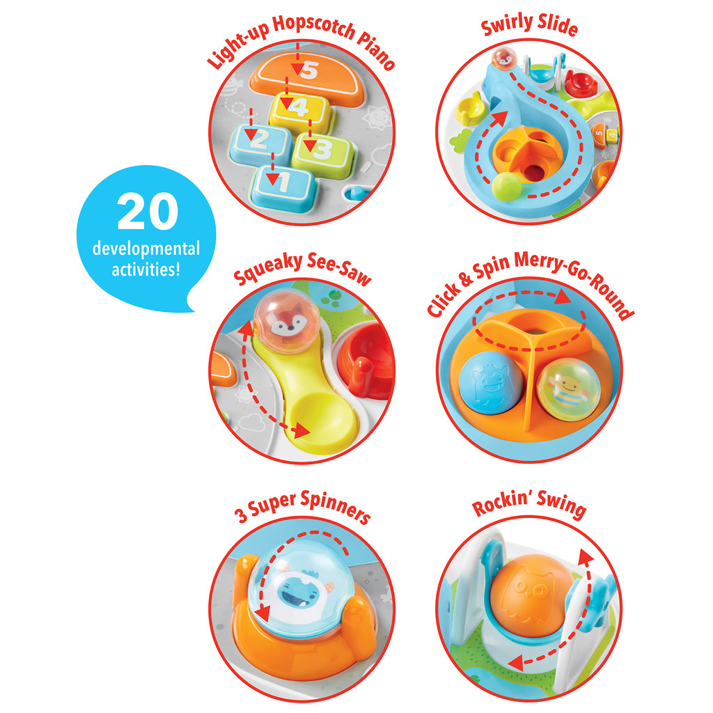 Skip Hop Explore & More Let's Roll Activity Table