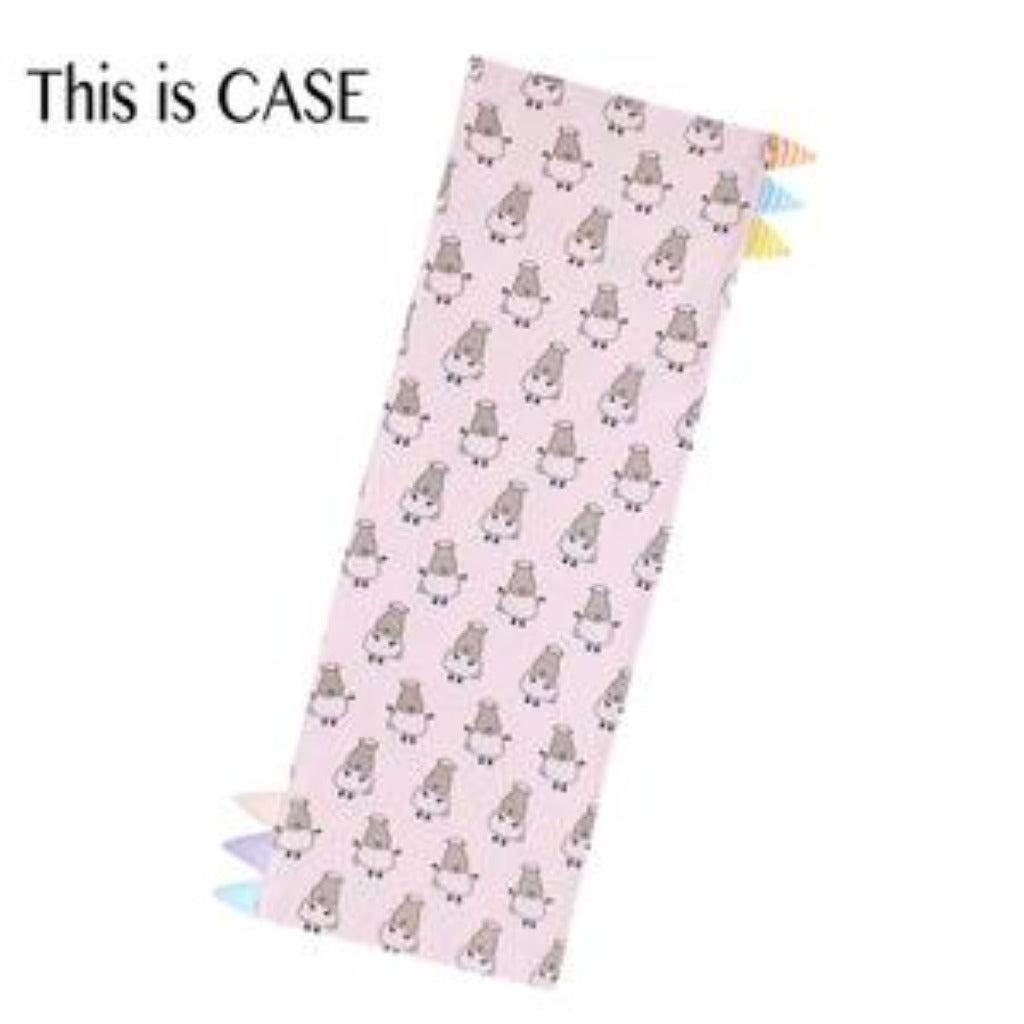 Baa Baa Sheepz Bed-Time Buddy Case Small Sheepz Pink Color & Stripe Tag - Small