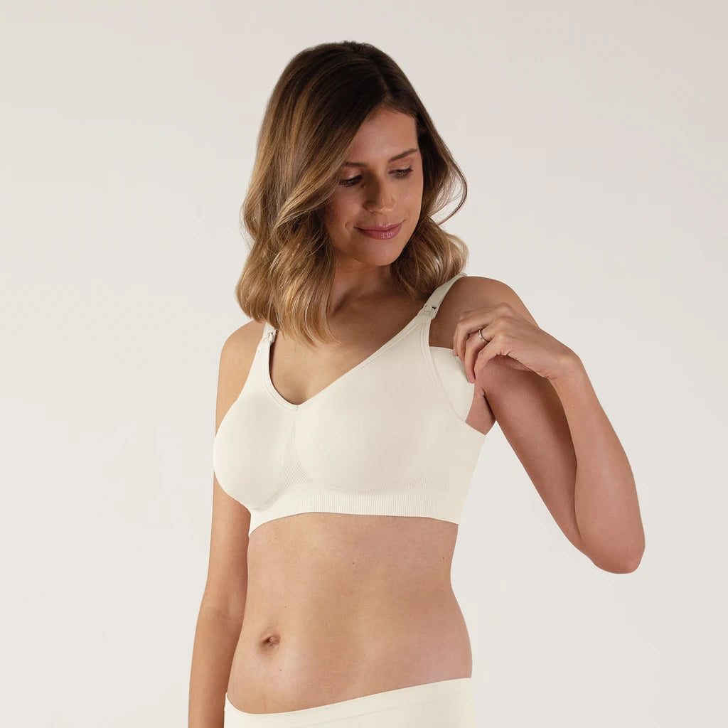 Bravado Body Silk Seamless Nursing Bra (White)