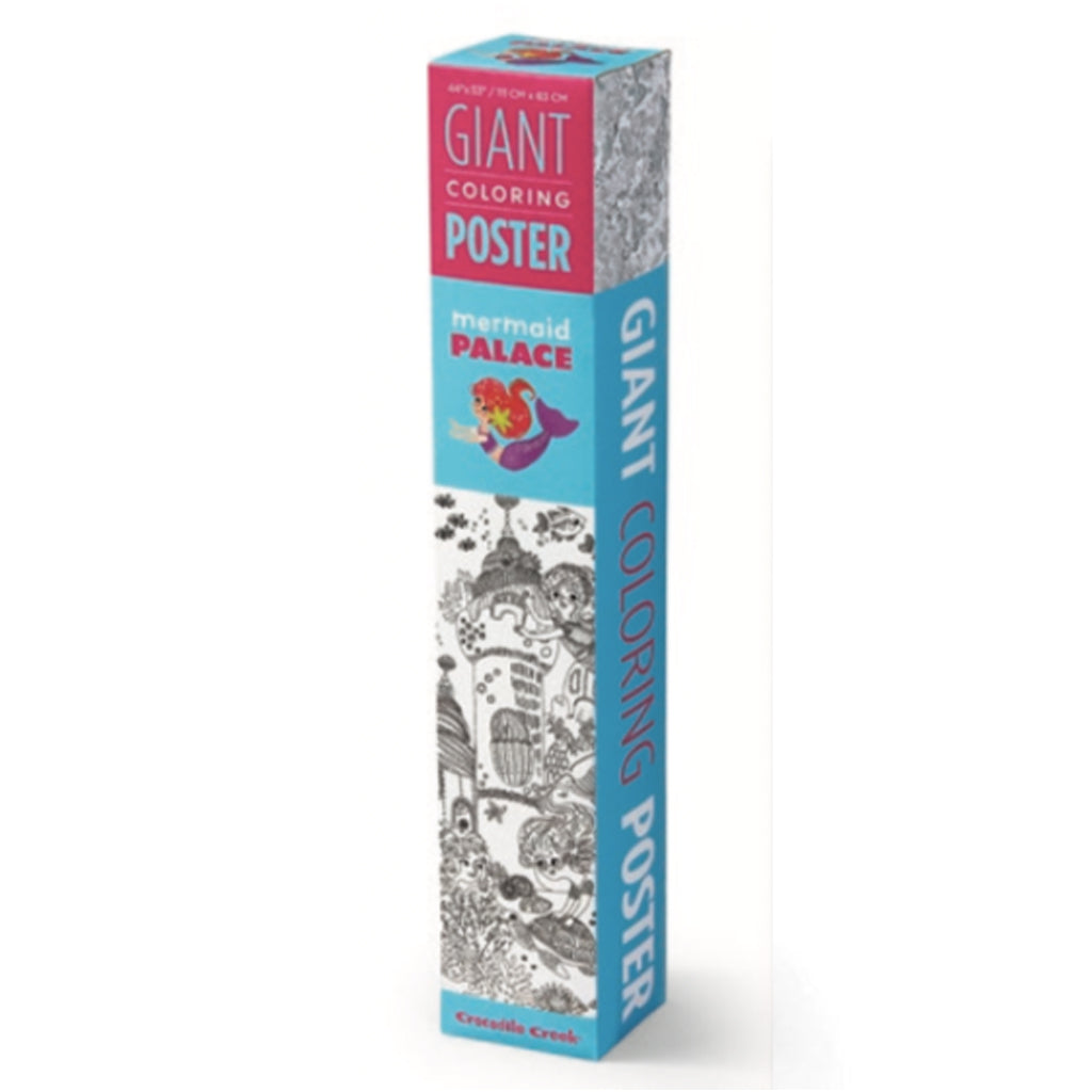 Crocodile Creek Giant Coloring Poster - Unicorn Garden