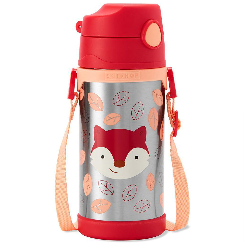 Skip Hop Zoo Insulated Stainless Steel Straw Bottle