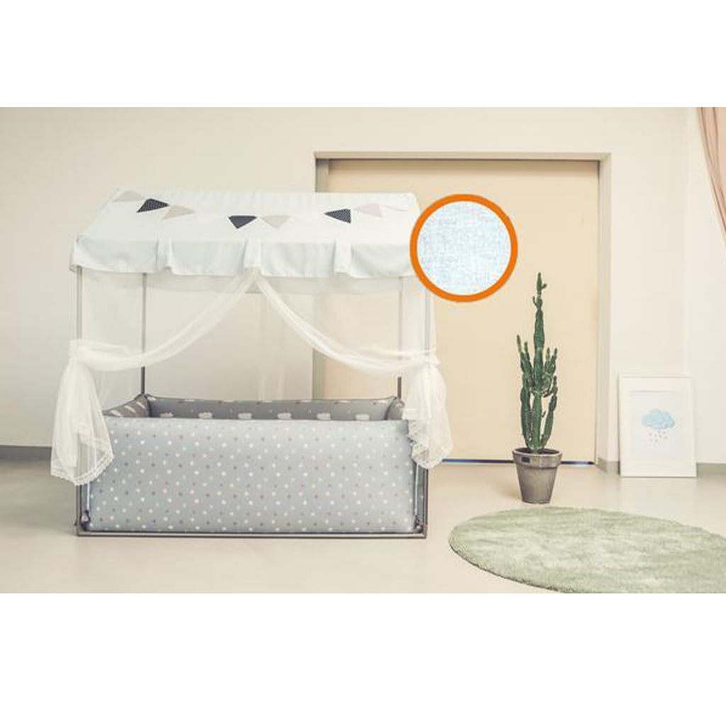 Lolbaby Bumper Bed Playhouse Canopy - Alice Blue