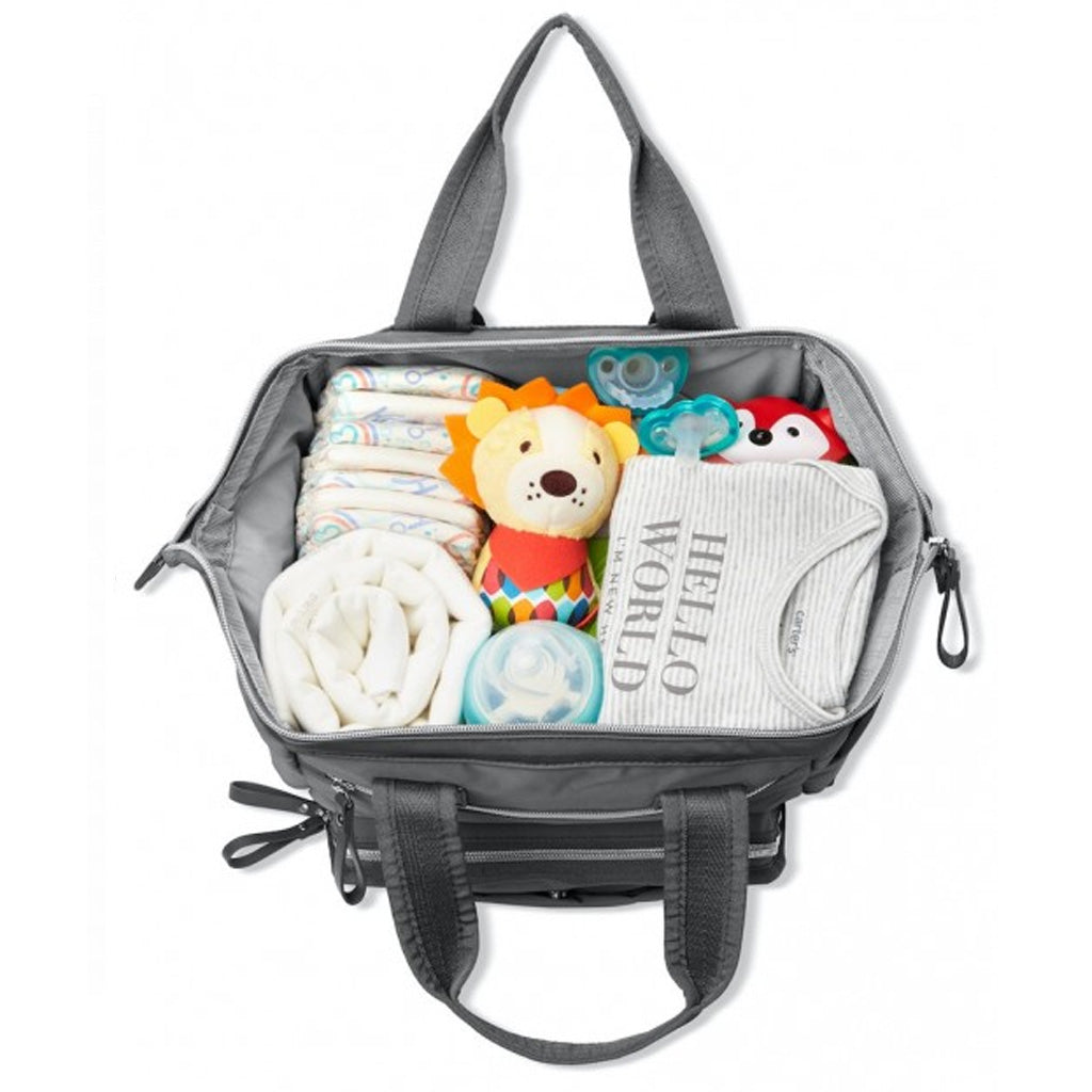Skip Hop Main Frame Wide Open Backpack (Charcoal)