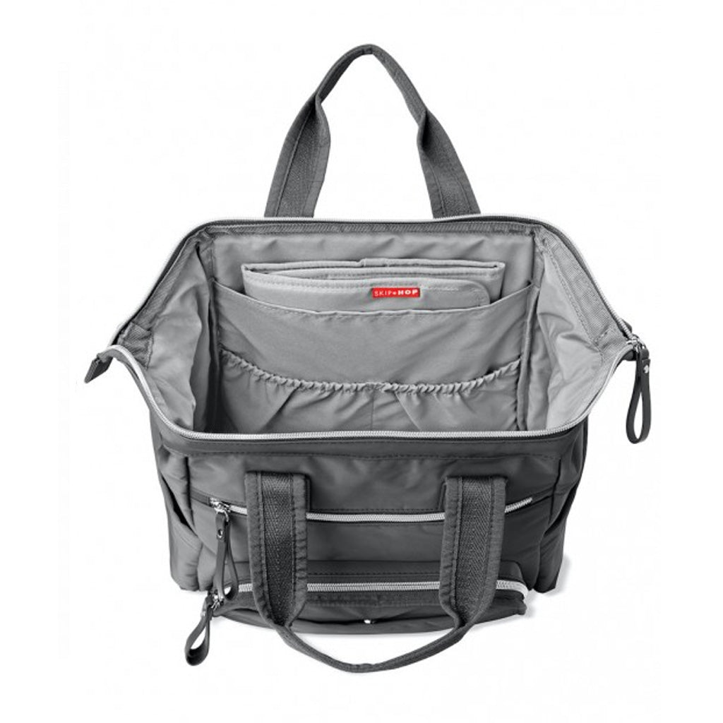 Skip Hop Main Frame Wide Open Backpack (Charcoal)