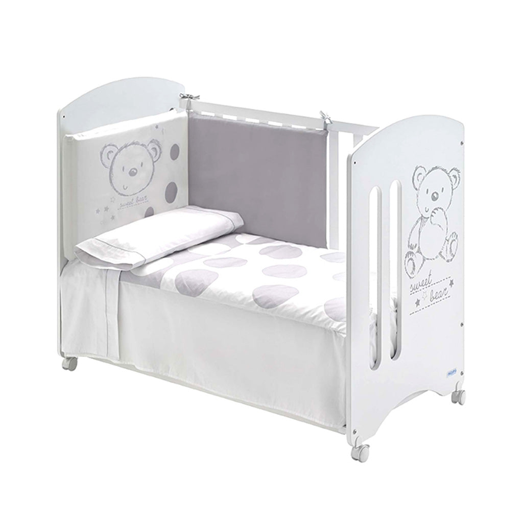 Micuna Sweet Bear Cot with Anti Dust Mite Foam Mattress