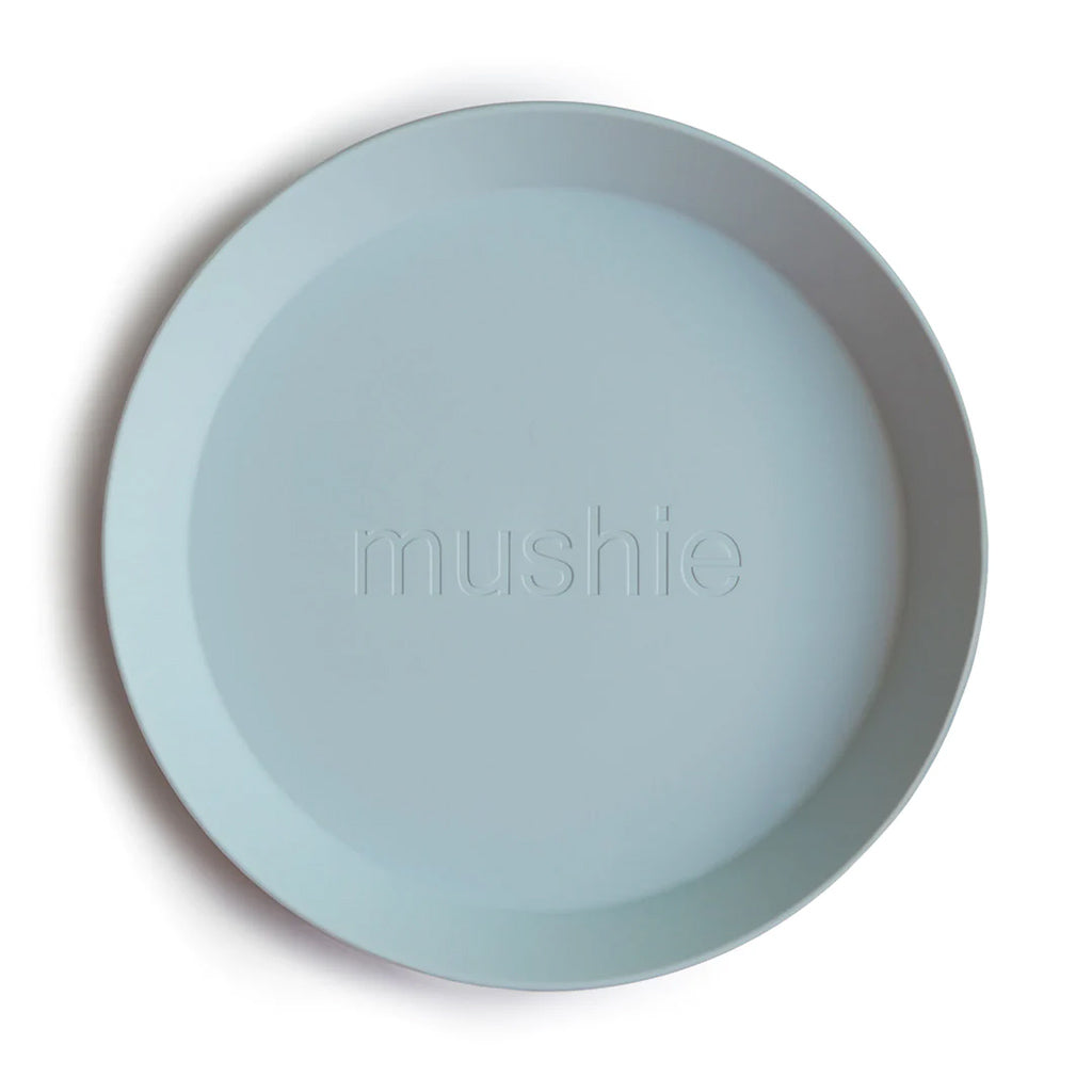 Mushie Round Dinnerware Plate, Set of 2